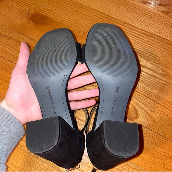 Tommy Hilfiger High Heel Strap Sandal - Suede - Size 8.5 - Picture 8 of 9